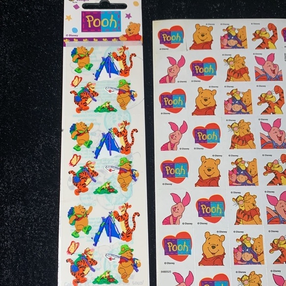 Vintage Winnie the Pooh Disney Sealed Sticker Lot from Sandylion - Picture 13 of 13